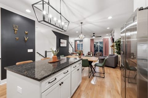 Bar is adequate for entertaining