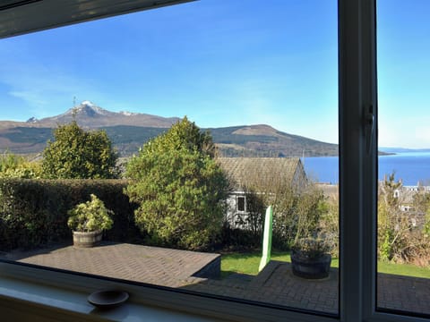 Large panoramic living room window with fantastic views | The Willows, Brodick, Isle of Arran