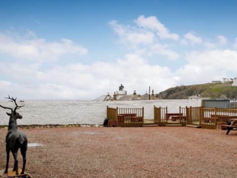 Outdoor area | Dorn Rock View - Melvin Lodge Apartments, Portpatrick