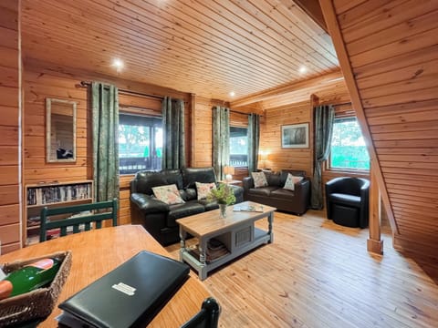 Gorgeous light and airy living area | Criffel Lodge, Tongland, Kirkcudbright