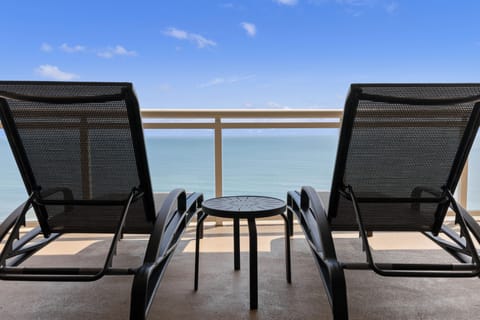 Balcony 1 is oceanfront.