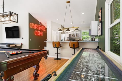 A fun game room with lots of options to play
