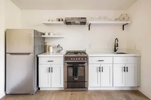 Newly remodeled kitchen stocked with all the essentials.