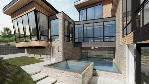 Expansive 8 bed home with Pool and Hot tub (rendering) 