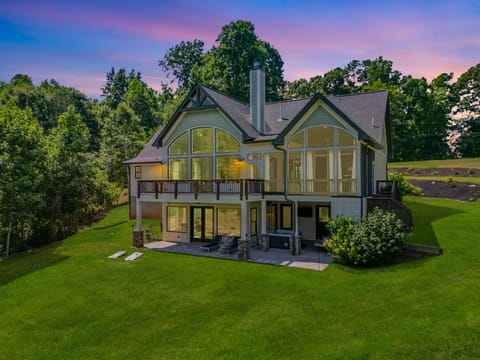 Enjoy true waterfront living with direct lake access right from the backyard.