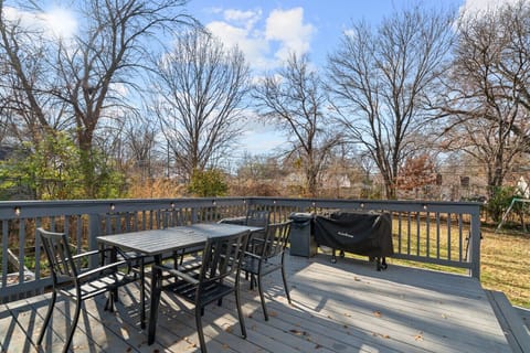 Relax & Dine Outdoors! Enjoy meals and drinks on this spacious deck with ample seating.
