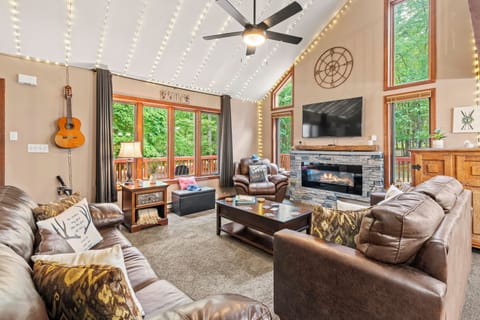 Cozy living room with ample seating.