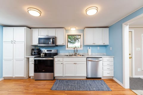 Fully stocked kitchen
