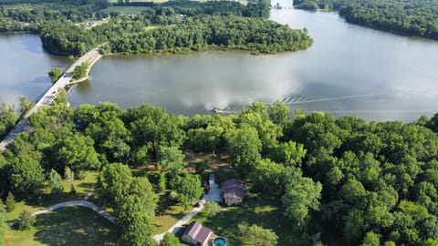 An photo of our property from above