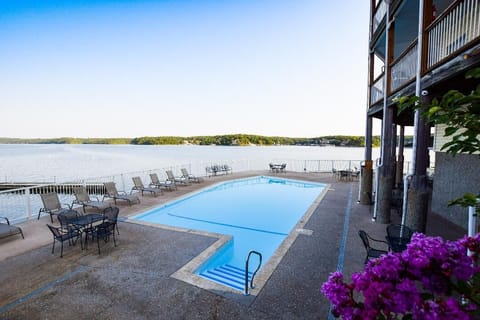 Point pool overlooking the main channel