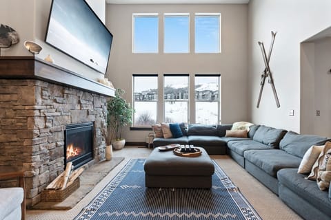 Welcome to Noah's Retreat! A cozy, spacious townhome perfect for families, with mountain views, a hot tub, and easy access to outdoor adventures | Park City, Utah | Voyax Luxury Vacation Rentals