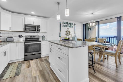 Kitchen and dining area