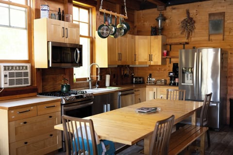 Full kitchen with everything you’ll need.