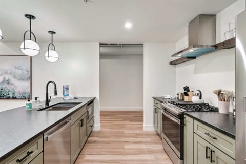 Whip up culinary delights in this stylish, modern space with elegant finishes!