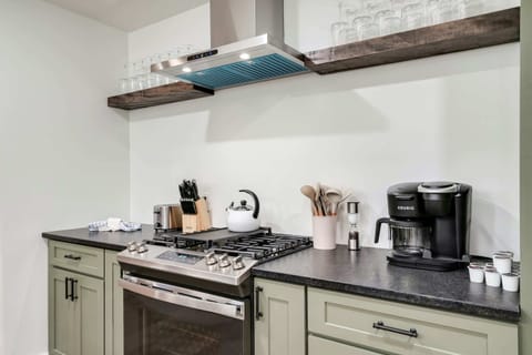 Cook up a feast in this stylish, well-equipped kitchen with modern appliances!