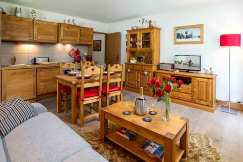 Open plan living dining kitchen
