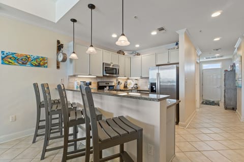 Bar seating for four