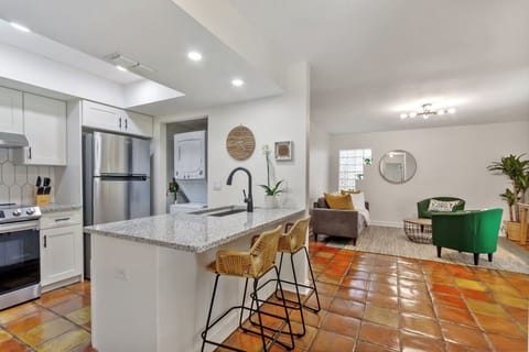 Open layout for living room and kitchen!