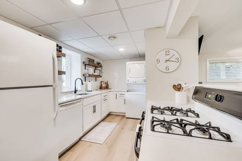 Bright White new kitchen!