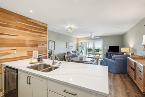Kitchen to Living Room with beautiful views