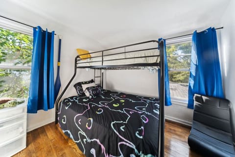 The third bedroom is perfect for the kids.
