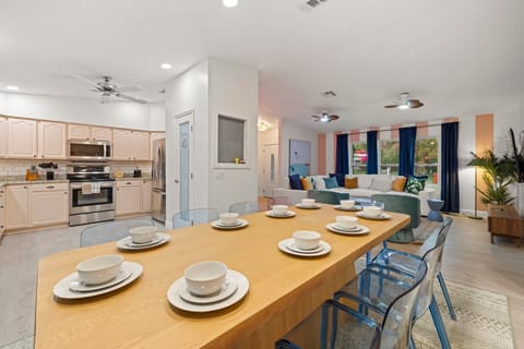 Where dining, cooking, and lounging come together seamlessly in our open-concept living space