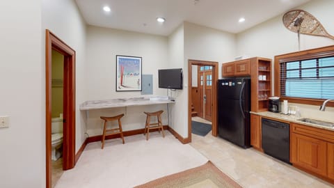 Indoors, Floor, Flooring, Screen, Refrigerator