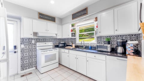 Feel at home with a fully-stocked kitchen