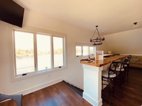 Staircase to upper level