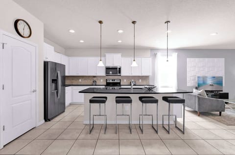 Kitchen Area with Bar Stool Seating