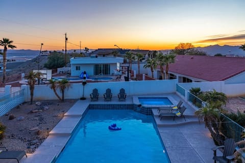 Relax and unwind in your private heated pool and spa, perfect for sunny days and starry nights!