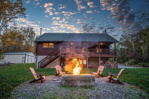 Outside you'll love to enjoy the perfect cool evening by the fire pit! Don't forget the s'more ingredients!