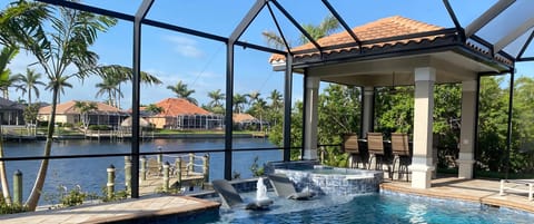 Soap up the sun in our private heated pool!