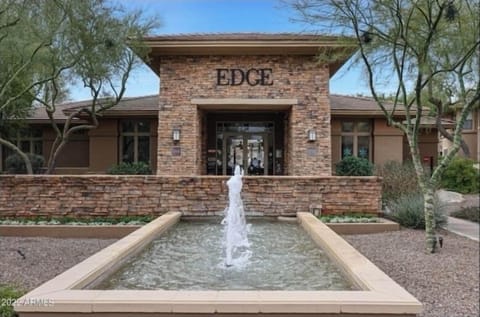 Club House at main gate to the Edge condo community