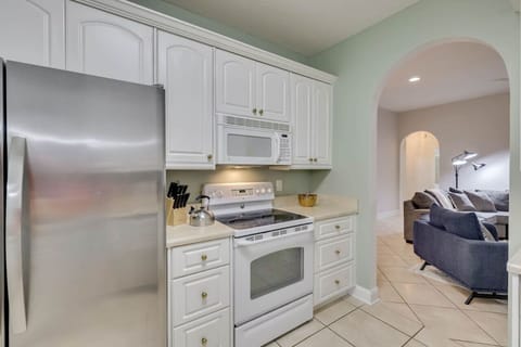 Kitchen is directly off the living room