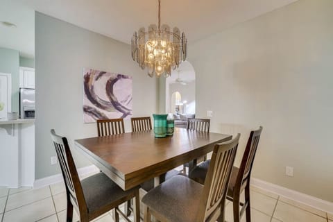 Spacious dining room for a family meal