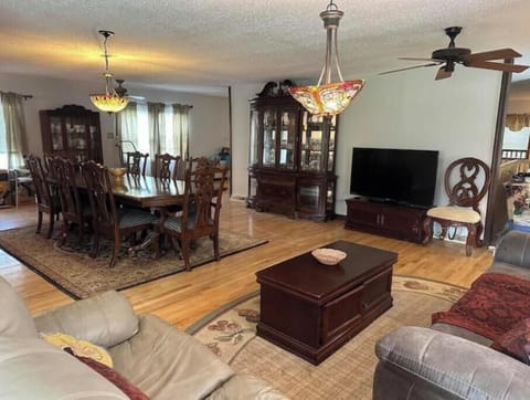Main floor / upstairs living room/ dining room