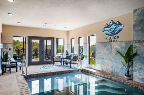 Fun awaits for all in the indoor heated private pool!