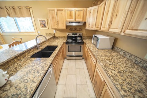 Updated kitchen with plenty of counter space