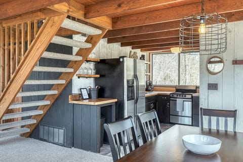 Kitchen and dining area