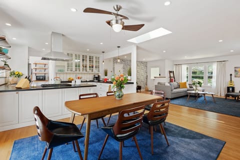 Open concept living spaces