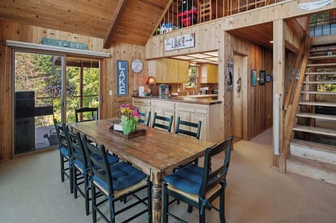Dining area and kitchen