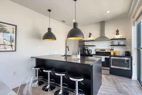 Functional kitchen space.