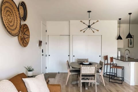 Entry and dining area