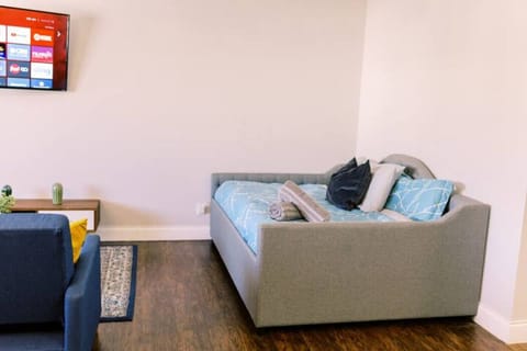 Your super comfortable queen bed.