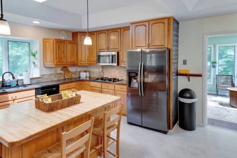 Gas stove and microwave