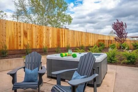 Hot Tub on back patio