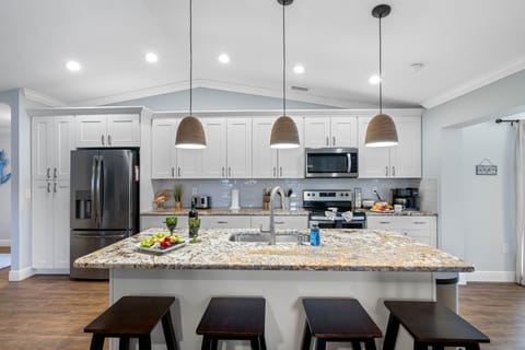 Stylish finishes create an inviting atmosphere that will make you eager to spend time in this space.