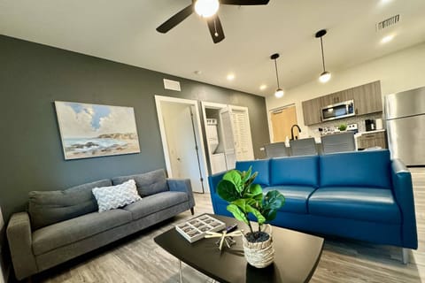 Enjoy the warmth of the apartment with a cool vibe!