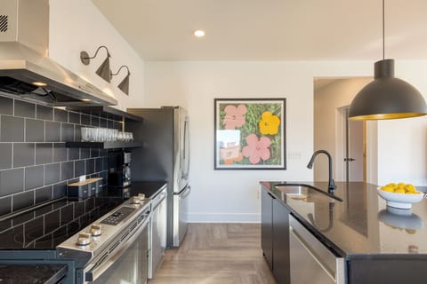 Fully-equipped kitchen.